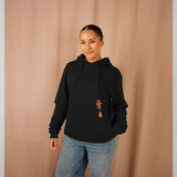 Wallace & Gromit  Feathers McGraw Black  Hoodie