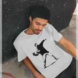 APOH Banksy Festival Cup Thrower  White T-Shirt