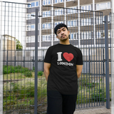 I Heart London  Black T-Shirt