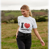 I Heart London White  T-Shirt