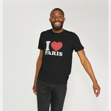 I Heart Paris  Black T-Shirt