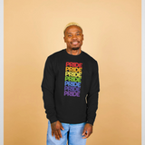 Rainbow Pride  Black Sweatshirt