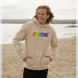 Pride Slogan  Cream Hoodie
