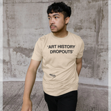 apoh Art History Dropouts Slogan Cream T-Shirt