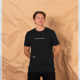 apoh Drenched In Monet Slogan Black T-Shirt