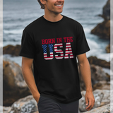 Born In The USA  Black T-Shirt