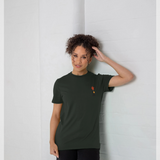 Wallace & Gromit Feathers McGraw Chest Print Grey T-Shirt