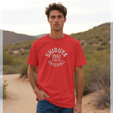 Park Fields Shibuya Baseball Varsity  Red T-Shirt