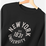 Park Fields New York University Violets Black Sweatshirt