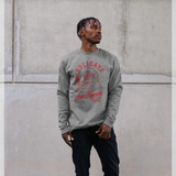 Coca Cola Holidays Are Coming  Heather Grey Sweatshirt