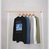 apoh Hokusai Off Kanagawa Black Sweatshirt