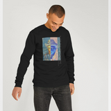 apoh Van Gogh Grey Felt Hat Black Sweatshirt