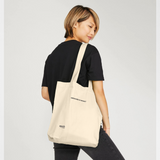 APOH Drenched In Monet Slogan Natural Tote Bag