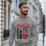 Coca Cola Ramen  Heather Grey Sweatshirt