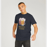 Oktoberfest Drink Beer  Navy T-Shirt