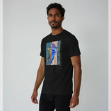 apoh Van Gogh Grey Felt Hat Black T-Shirt