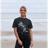 Genshin Impact Kamisato Ayaka Navy T-Shirt