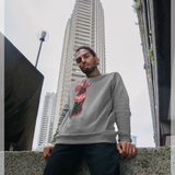 Coca Cola Bow Bottle Heather Grey Sweatshirt