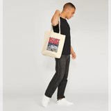 Scary Movie  Safety vs Death  Natural Tote Bag