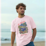 Saint Tropez Vacances  Print Pink T-Shirt