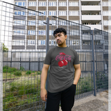 Coca Cola Cherry Coke Bow  Charcoal T-Shirt