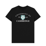 Park Fields  University Of Cambridge Est 1209  Black T-Shirt