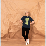 APOH Van Gogh Sunflowers Quote  Navy T-Shirt