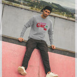 Coca Cola Cherry Coke   Heather Grey Sweatshirt