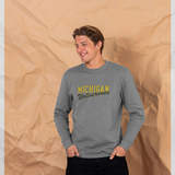 Park Fields  Michigan Wolverines  Grey Marl Sweatshirt