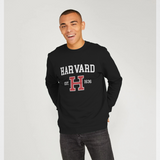 Park Fields Harvard University  Est 1636  Black Sweatshirt