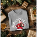 Coca Cola Happy Holidays  Heather Grey Sweatshirt