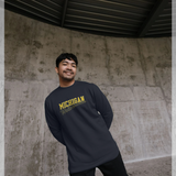 Park Fields  Michigan Wolverines  Navy Sweatshirt