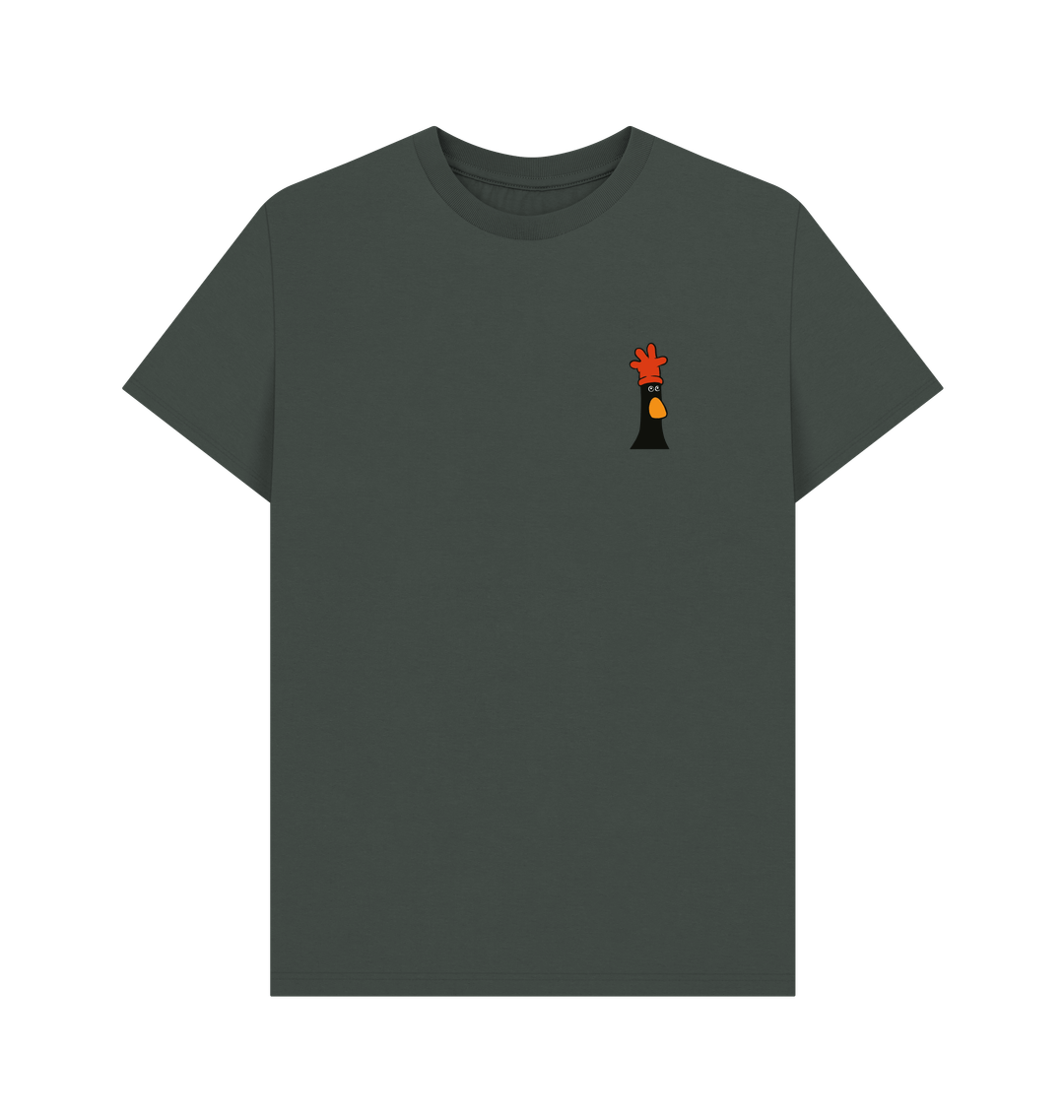 Dark Grey Printed T-shirt