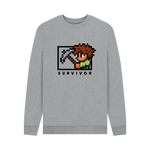 Light Heather Printed Sweater