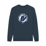 Navy Blue Printed Sweater