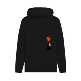 Black Printed Hoody