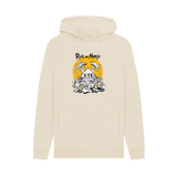 Oat Printed Hoody Front