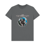 Slate Grey Printed T-shirt