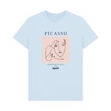 Sky Blue Printed T-shirt Front