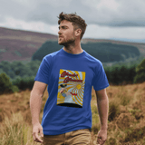 Wonder Woman  Flying  Royal Blue T-Shirt