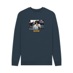 Navy Blue Printed Sweater