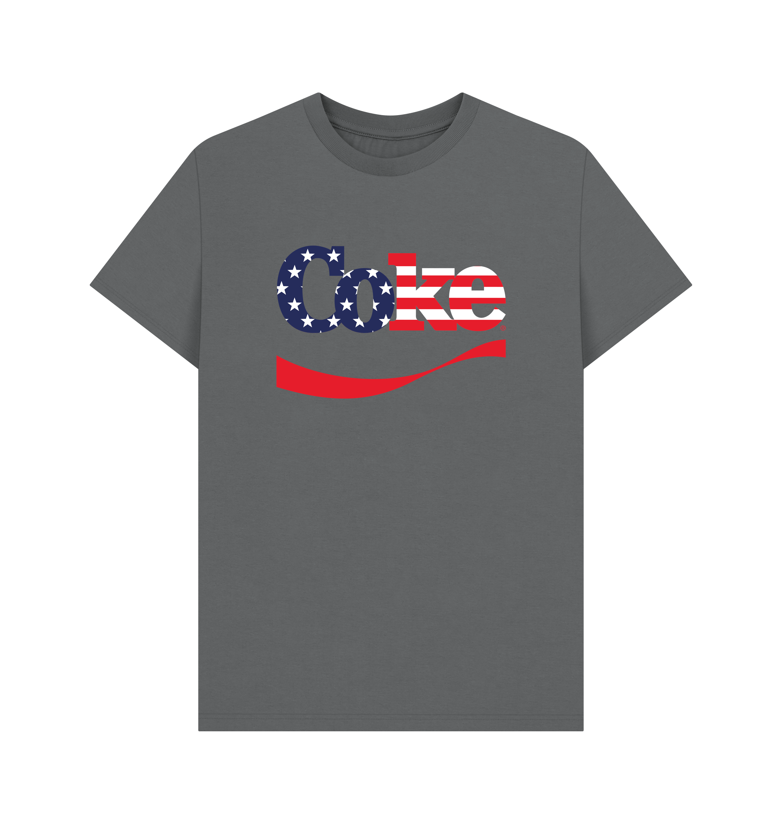 Slate Grey Printed T-shirt