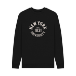 Black Printed Sweater Front