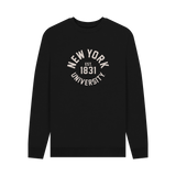 Black Printed Sweater Front