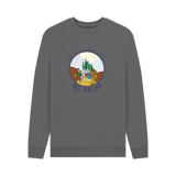 Slate Grey Printed Sweater