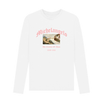 White Printed Long Sleeve T Shirt