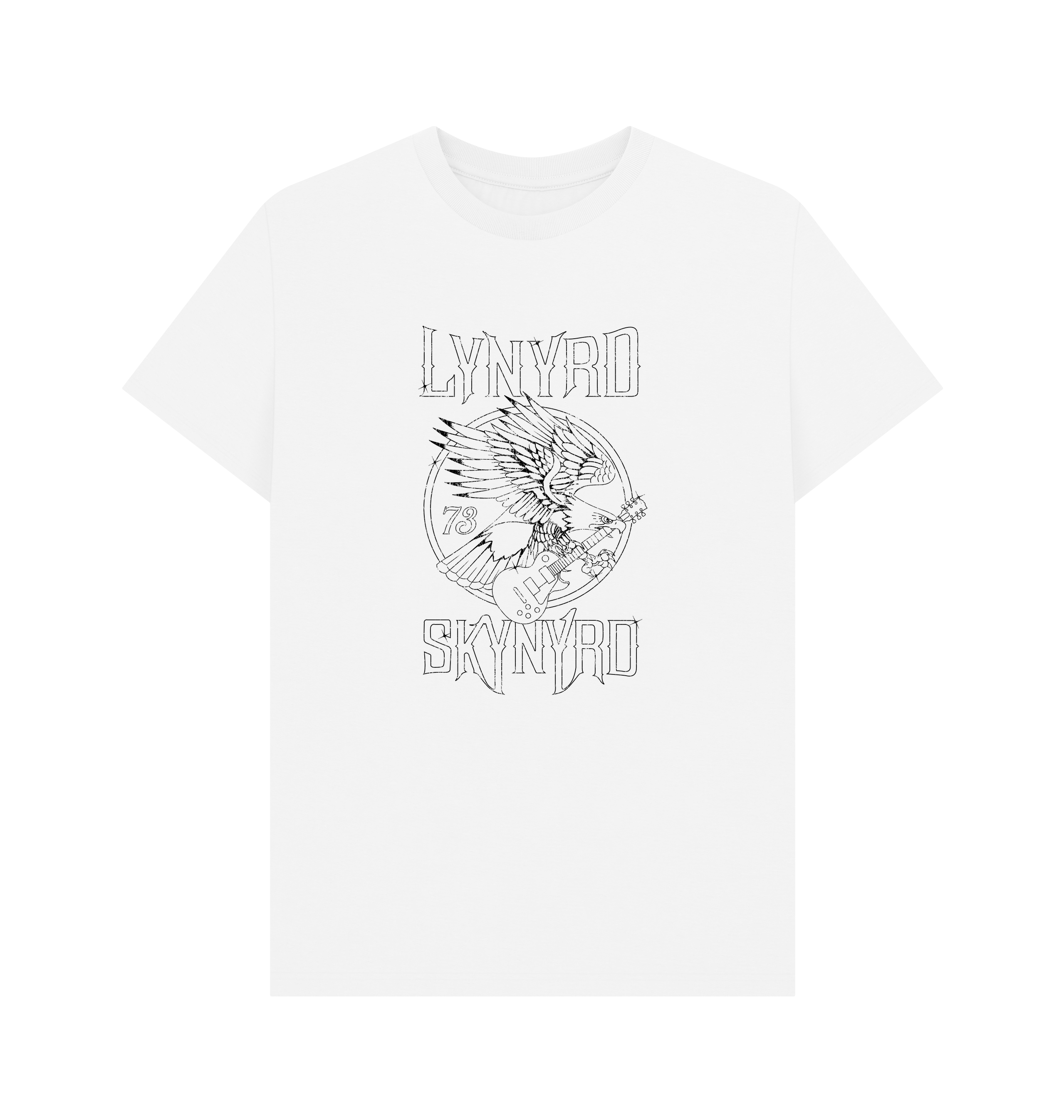 White Printed T-shirt