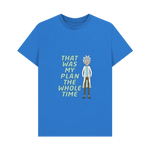 Bright Blue Printed T-shirt