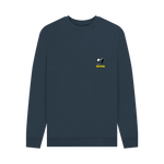 Navy Blue Printed Sweater