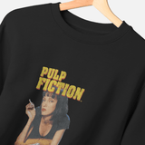 Pulp Fiction Offical Mia Wallace Black  Sweatshirt